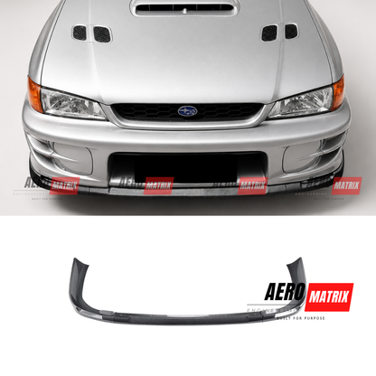 Subaru Impreza WRX STI 1997–2001 Carbon Fibre Gloss Front Lip