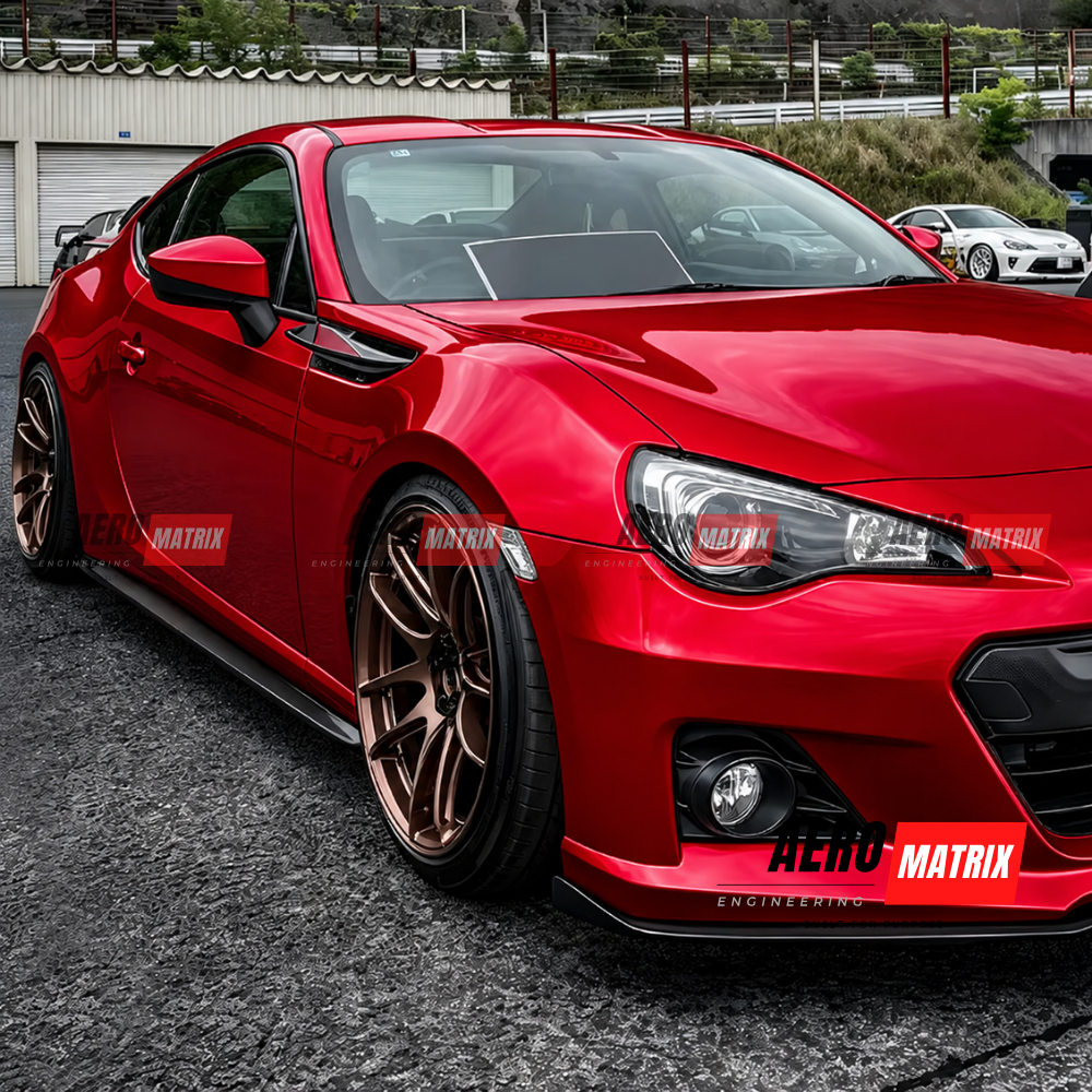 Toyota GT86 / Subaru BRZ 2012–2021 Gloss Black Side Skirts