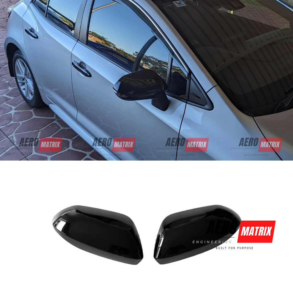 Toyota Corolla 2018+ Side Mirror Covers (Gloss Black)