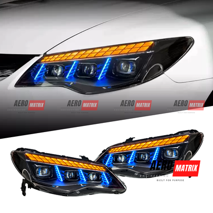 Honda Civic FD1 FD2 2006–2011 RGB Tri-LED Projector Dynamic Headlights