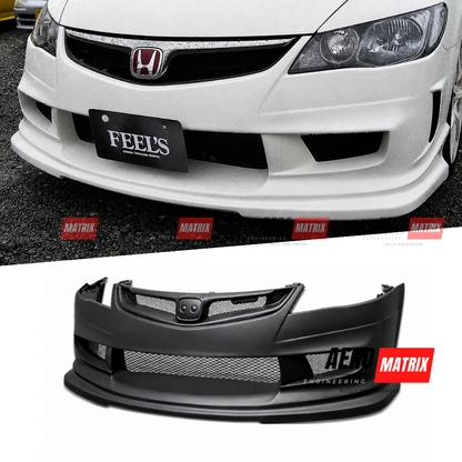 Honda Civic FD / FD2 Type R 8th Gen 2006–2011 FEEL’S Style Front Bumper