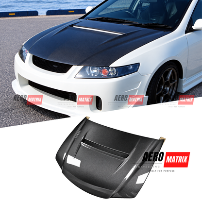 Honda Accord Euro CL7 CL9 2003–2007 Shift Sport Aero Carbon Fibre Bonnet