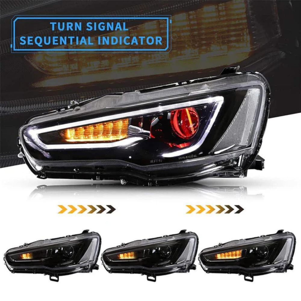 VLAND Demon Eye Headlights for Mitsubishi Lancer / EVO X 2008–2017
