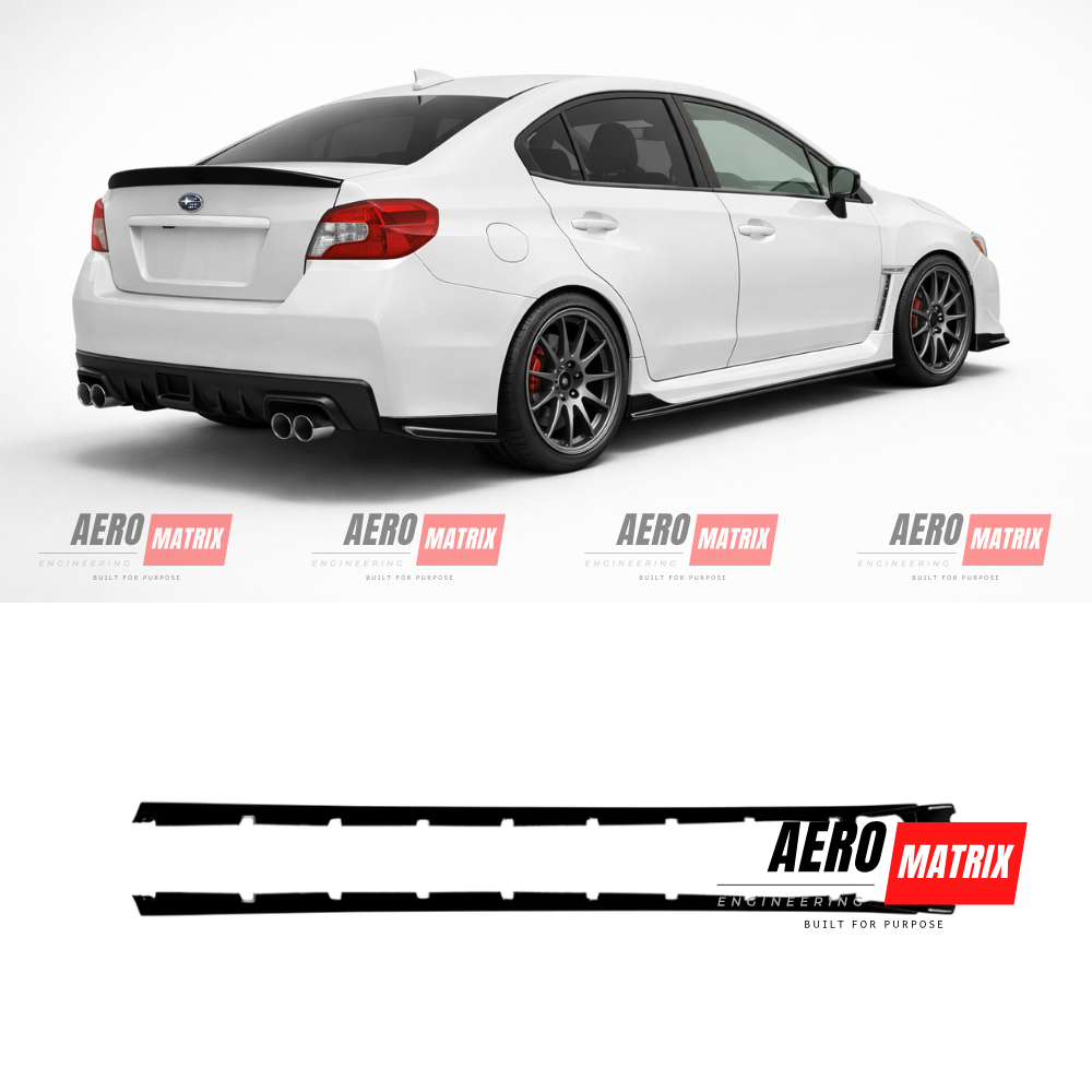 Subaru WRX VA 2014–2021 Side Skirting (Gloss Black)