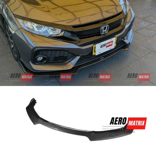 Honda Civic FK7 2017–2021 AME V1 Front Lip (Gloss Black)