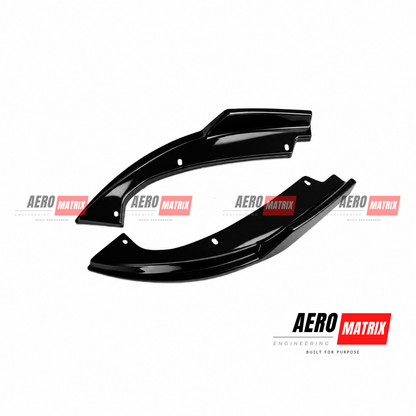 Honda Civic 10th Gen Sedan 2016–2020 AME Rear Splats Gloss Black