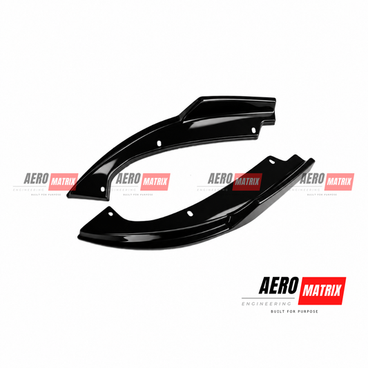 Honda Civic 10th Gen Sedan 2016–2020 AME Rear Splats Gloss Black