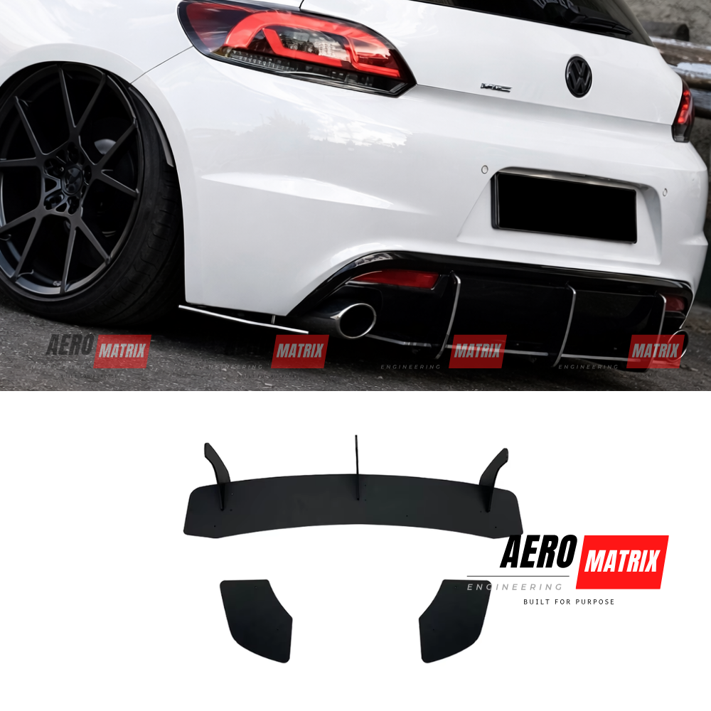 Volkswagen Scirocco R 2008–2016 Rear Diffuser