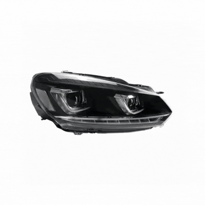 VLAND LED Projector Demon Eye Headlights for Volkswagen Golf Mk6 2008–2012