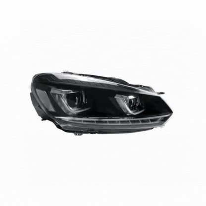 VLAND LED Projector Demon Eye Headlights for Volkswagen Golf Mk6 2008–2012