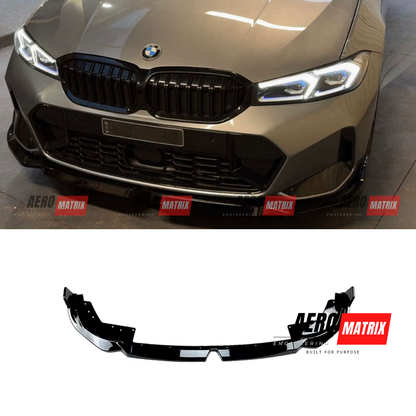 BMW 3 Series G20/G21 LCI Front Lip (Gloss Black)