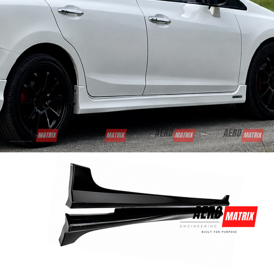 Honda Civic 9th Gen FB 2012–2016 Mugen Style Side Skirts