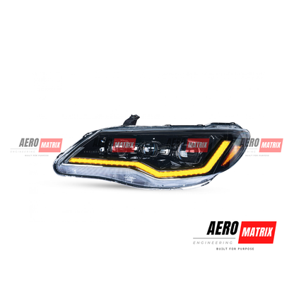 Honda Civic FD1 FD2 2006–2011 Tri-LED Projector LED Dynamic Headlights