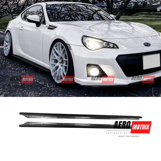 Toyota GT86 / Subaru BRZ 2012–2021 Carbon Fibre Gloss Side Skirts