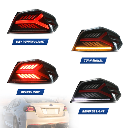 Spec Trum LED Tail Lights for Subaru WRX & WRX STI (VA) 2014–2021
