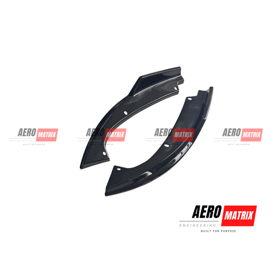 Honda Civic 10th Gen Sedan 2016–2020 AME Rear Splats Carbon Fibre Gloss