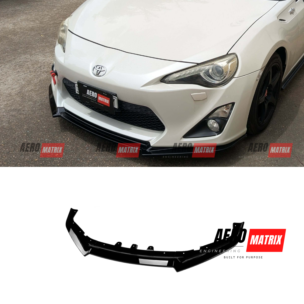 Toyota GT86 2012–2016 Front Lip (Gloss Black)