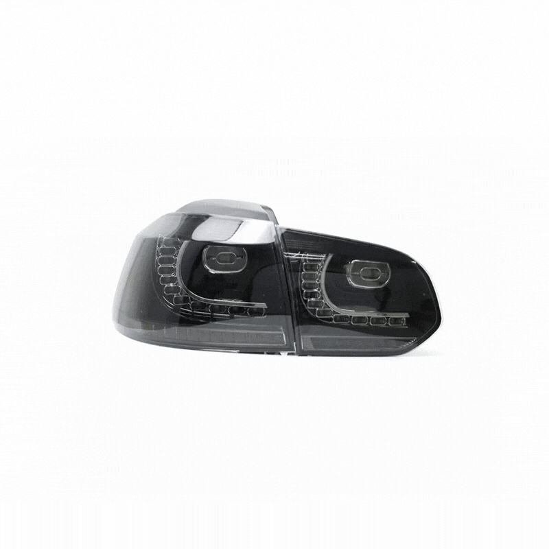 VLAND LED Tail Lights for Volkswagen Golf Mk6 2008–2012 with Sequential Indicators