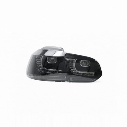 VLAND LED Tail Lights for Volkswagen Golf Mk6 2008–2012 with Sequential Indicators