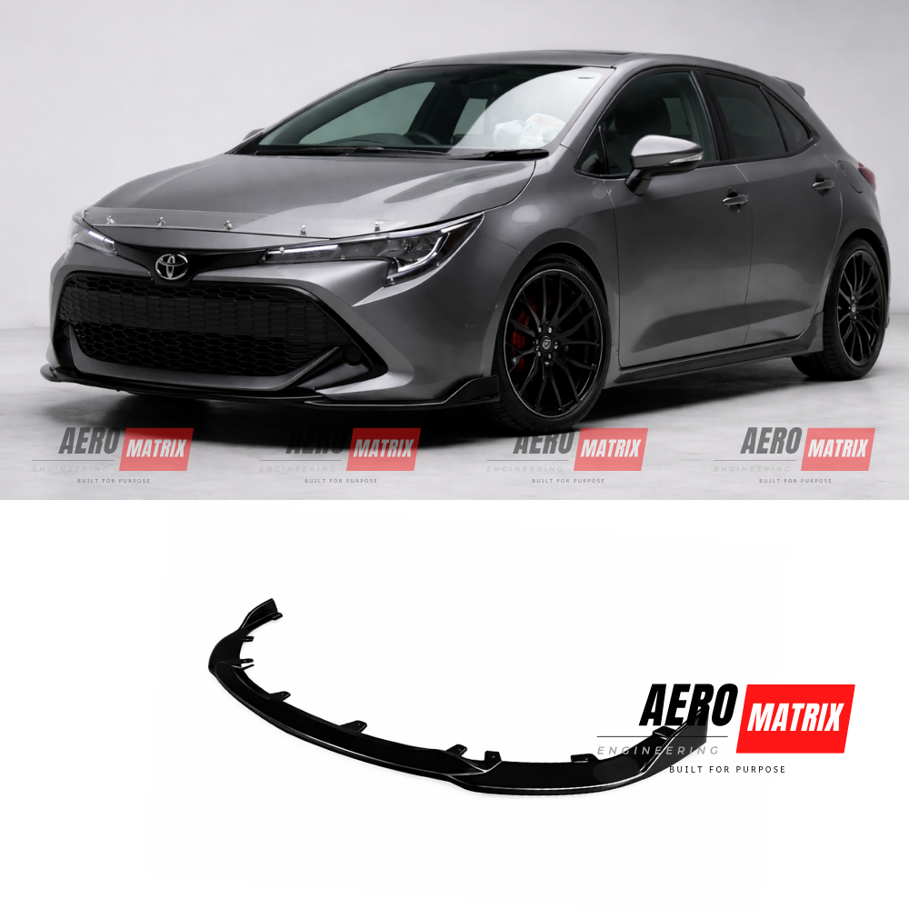 Toyota Corolla AME Front Lip Gloss Black 2018–2021