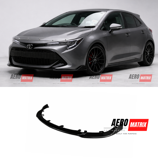 Toyota Corolla AME Front Lip Gloss Black 2018–2021