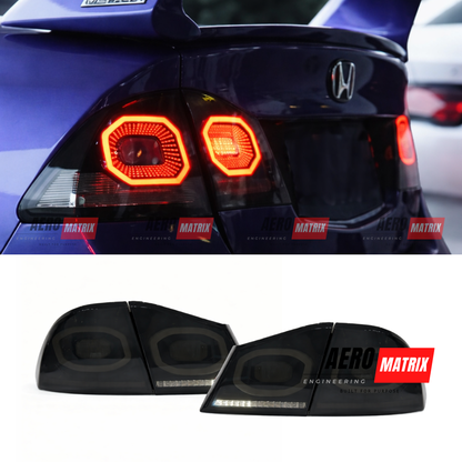 Honda Civic FD Rear Tail Lights Smoked Tinted