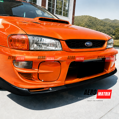 Subaru Impreza WRX STI 1997–2001 Gloss Black Front Lip