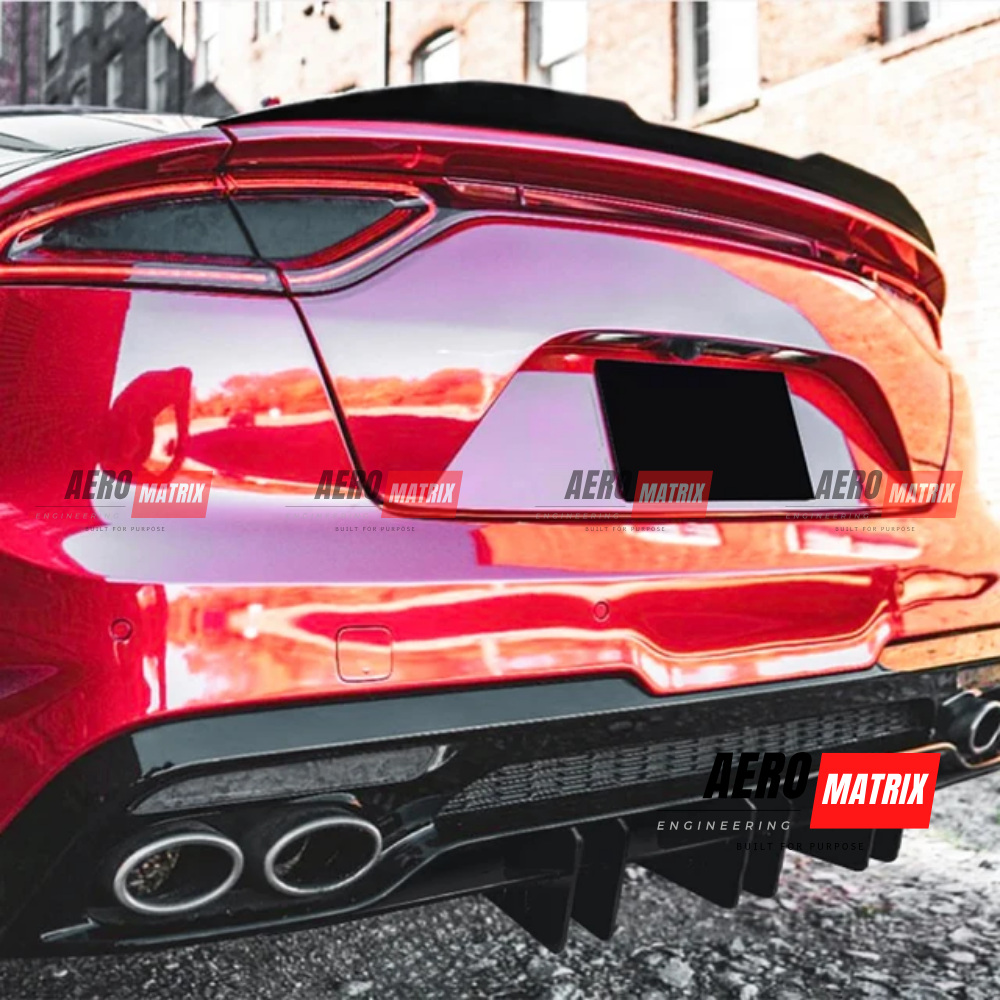 Kia Stinger 2017–2023 Rear Diffuser (Gloss Black)