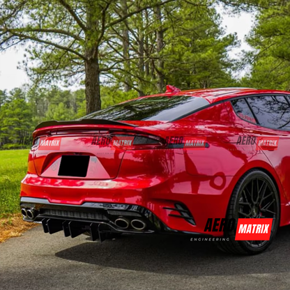 Kia Stinger 2017–2023 Rear Diffuser (Gloss Black)