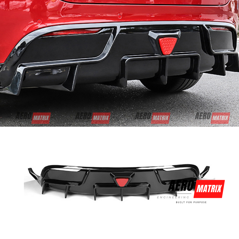Tesla Model Y 2022–2024 Rear Diffuser (Carbon Fibre Gloss)