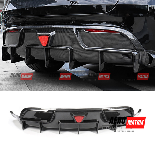 Tesla Model Y 2022–2024 Rear Diffuser (Carbon Fibre Gloss)