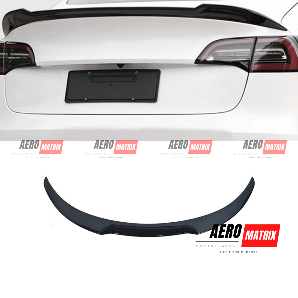 Tesla Model 3 2019–2023 Spoiler (Gloss Black)