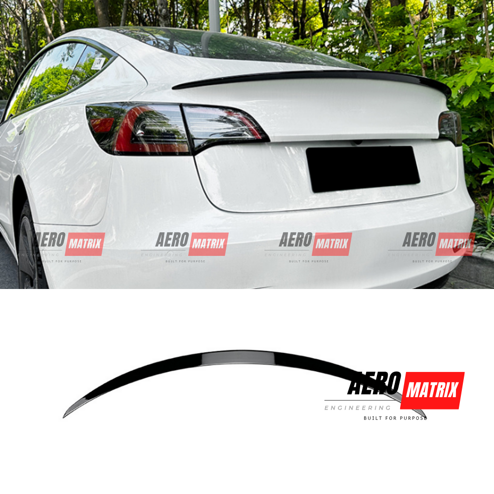 Tesla Model 3 2019–2023 Spoiler (Gloss Black)