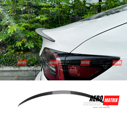 Tesla Model 3 2019–2023 Spoiler (Carbon Fibre Gloss)