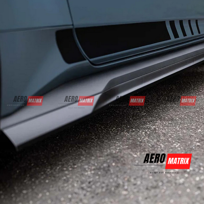 Ford Mustang Mk7 2024+ Side Skirting (Gloss Black)