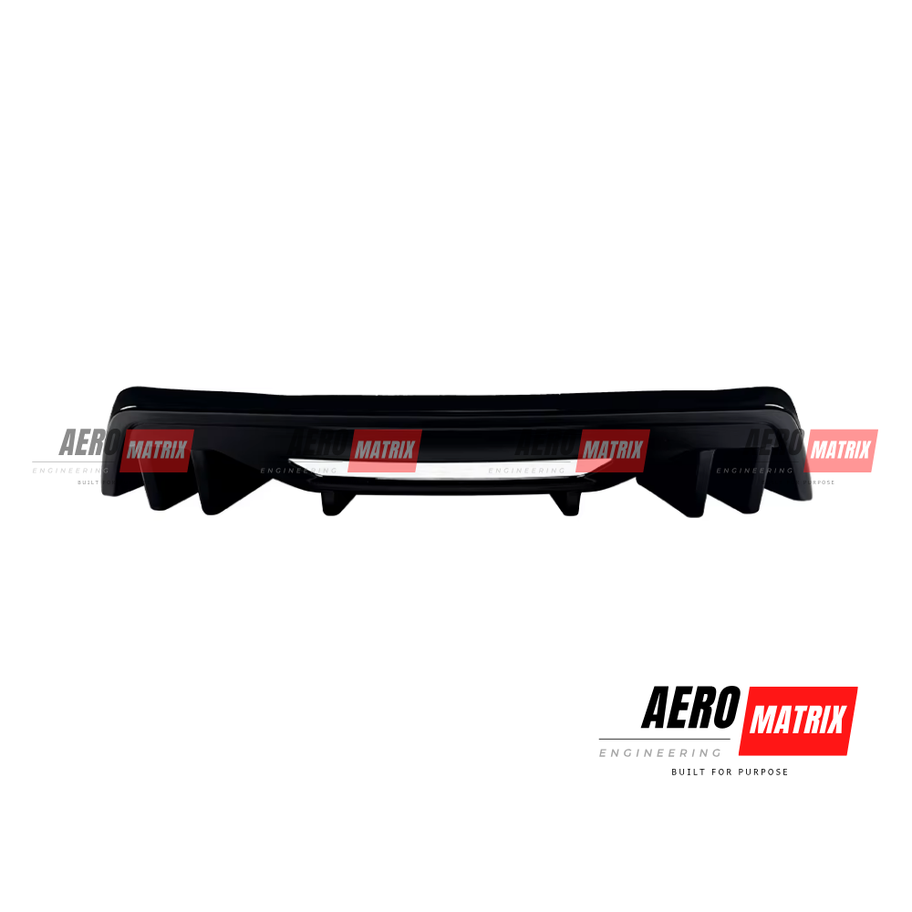 Ford Mustang Mk7 2024+ Rear Diffuser – Gloss Black