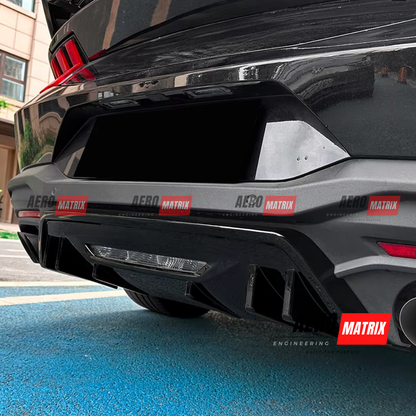 Ford Mustang Mk7 2024+ Rear Diffuser (Gloss Black)