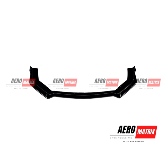 Ford Mustang Mk6.5 2018–2024 Front Lip – Gloss Black