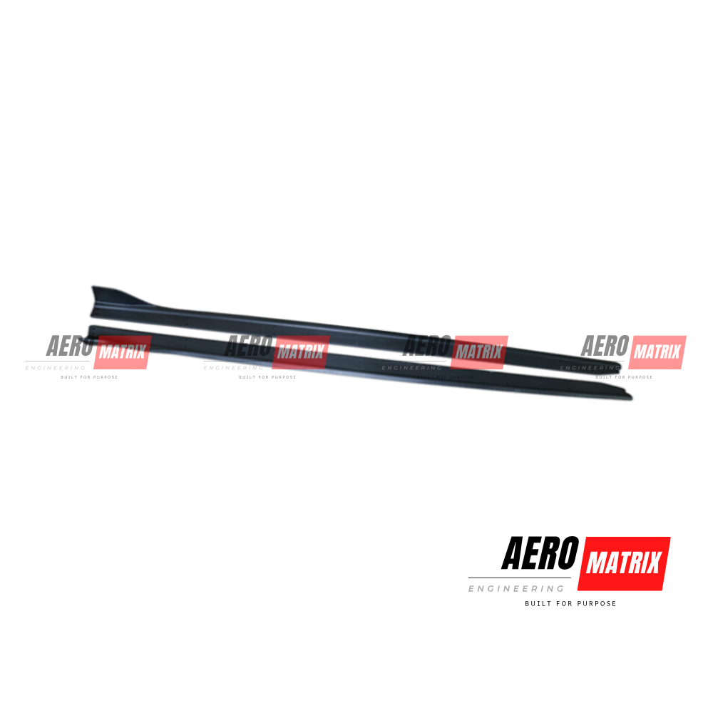 Ford Mustang Mk6.5 2018–2024 Side Skirting (Gloss Black)