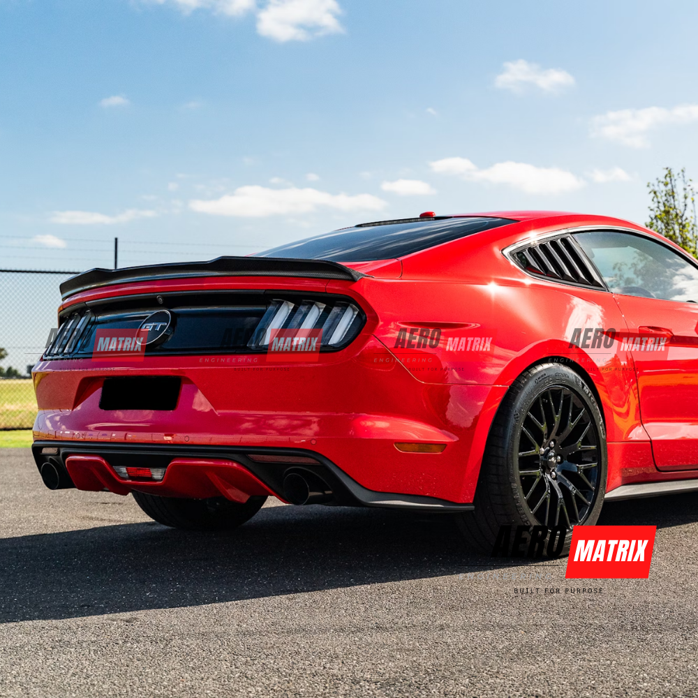 Ford Mustang Mk6.5 2018–2024 Rear Spoiler (Gloss Black)