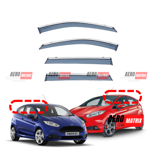 Ford Fiesta ST Mk7 2013–2017 Window Visor – Tinted Polycarbonate
