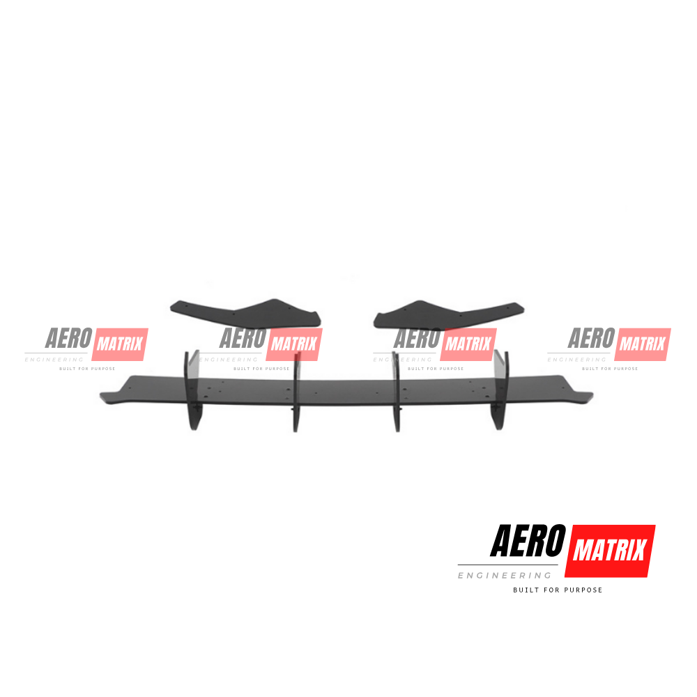 Volkswagen Golf Mk8 GTI 2021–2024 Rear Spats – Gloss Black