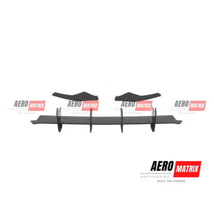 Volkswagen Golf Mk8 GTI 2021–2024 Rear Spats – Gloss Black