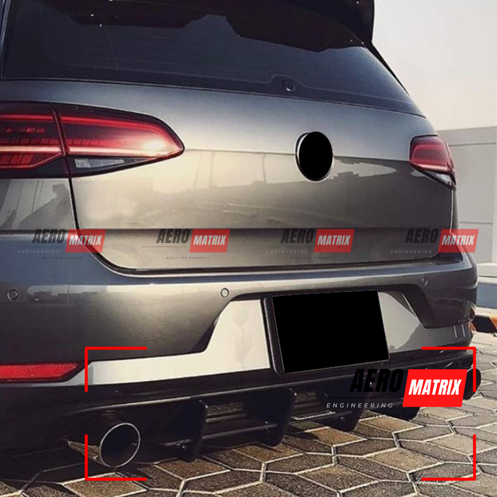 Volkswagen Golf Mk7.5 GTI / R Line 2017–2020 Rear Diffuser