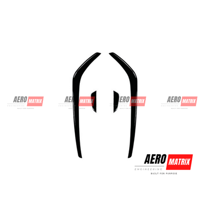 Volkswagen Golf Mk7.5 2017–2020 Front Trim Accessories – Gloss Black