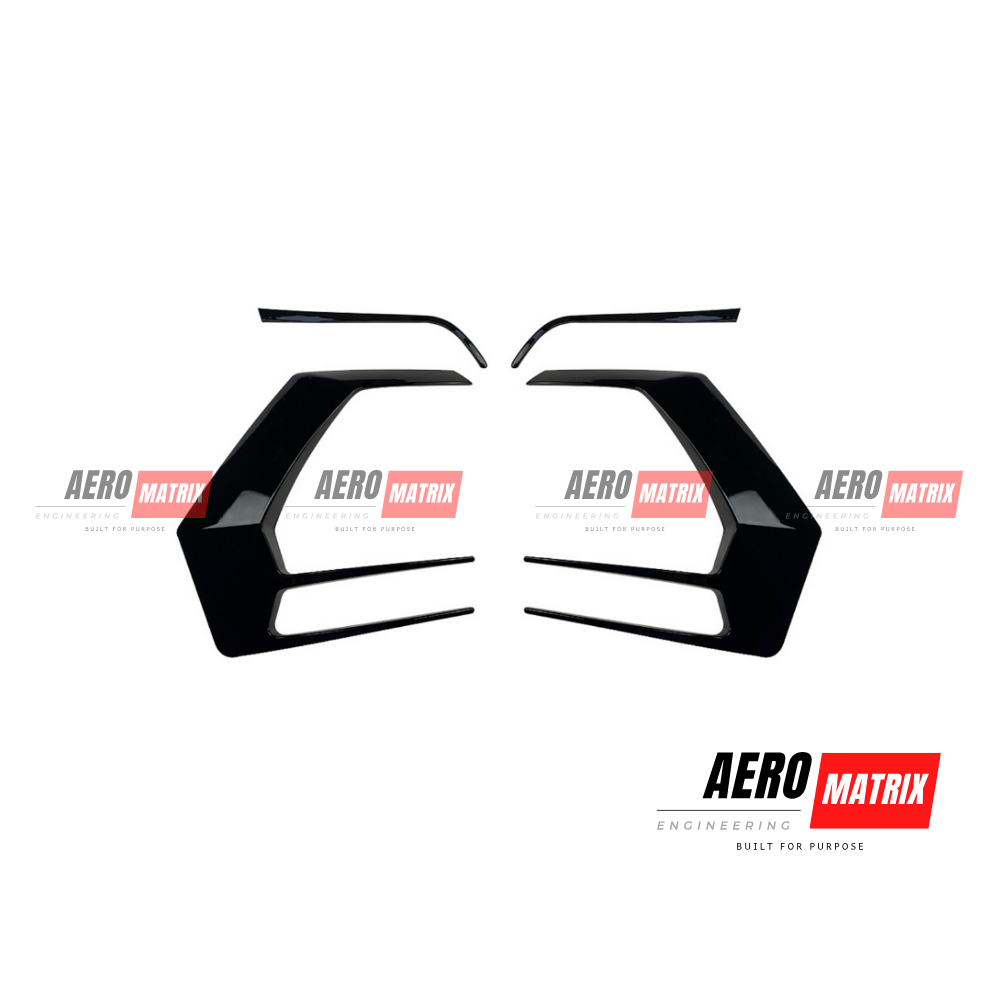 Volkswagen Golf Mk7.5 2017–2020 Rear Taillight Trim Accessories – Gloss Black