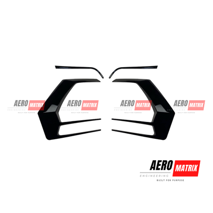 Volkswagen Golf Mk7.5 2017–2020 Rear Taillight Trim Accessories – Gloss Black