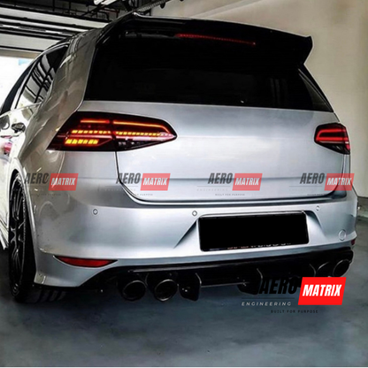Volkswagen Golf Mk7 R 2013–2017 Rear Diffuser