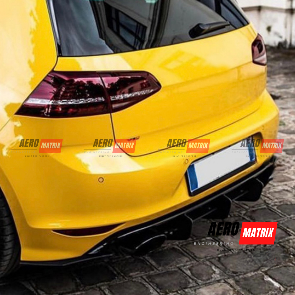 Volkswagen Golf Mk7 R 2013–2017 Rear Diffuser