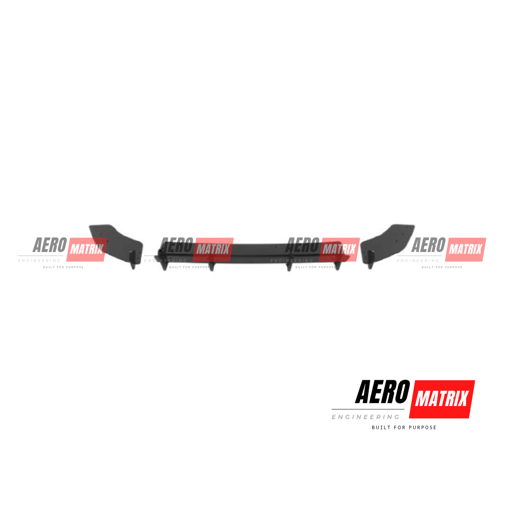 Volkswagen Golf Mk7 GTI / R Line 2013–2017 Rear Diffuser – Gloss Black